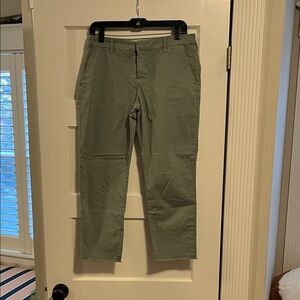 Frank & Eileen Olive Cropped Pants
